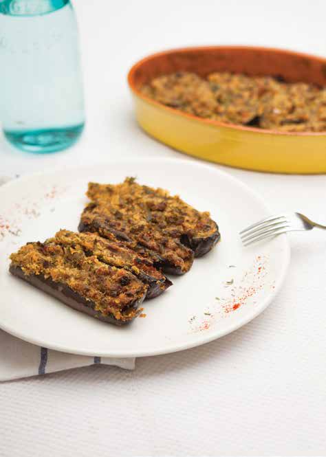 Berenjenas rellenas: as beringelas recheadas, a irmã mais intensa das courgettes menorquinas