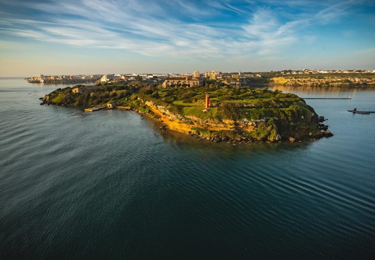 Ilha de Menorca, vista aérea