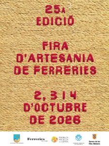 Cartaz da 25a Fira de Artesania e Agroalimentar de Ferreries